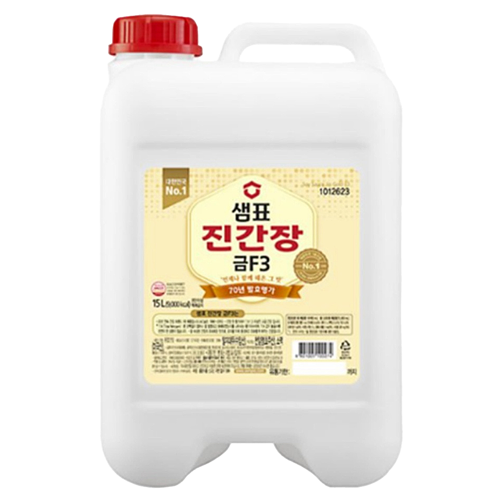 샘표 진간장 금F3 15L 업소용 덕용 : 두배로마트