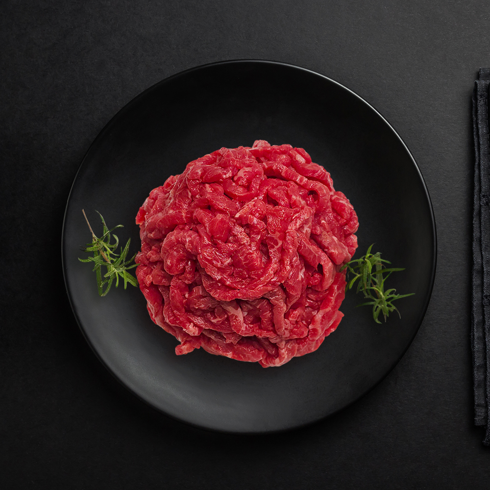 한우 육회 200g+200g 생고기 쇠고기 소고기 연말 펜션 밀키트 집들이 : 제이엔 총각정육백화점
