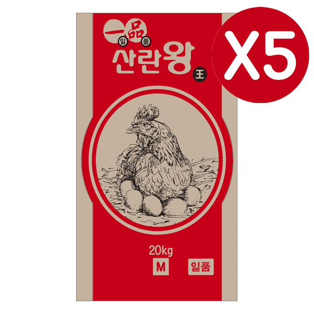 한일 닭사료 산란왕 20kgX5개 닭모이 새사료 닭밥 : 한양사료유통