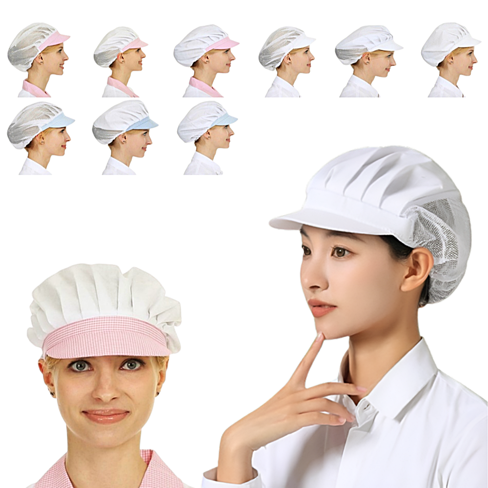 emollz shop (3type) 주방모자 위생모 조리모 위생 요리사 주방 식당 식품모자 : 봉봉e몰