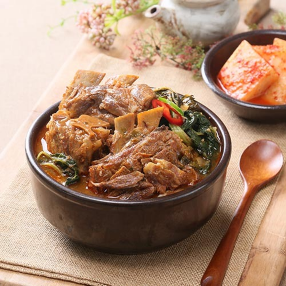 집밥장인 참이맛 40년전통 뼈해장국 뼈다귀 감자탕 블랙 1.2kg 2개 : 티코츠