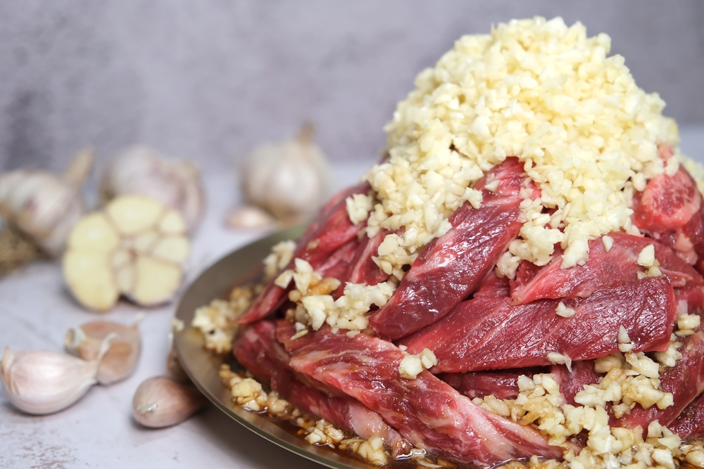 썬푸드 마늘 양념 소갈비살(500g) 2인분 대용량 캠핑추천 : 썬푸드