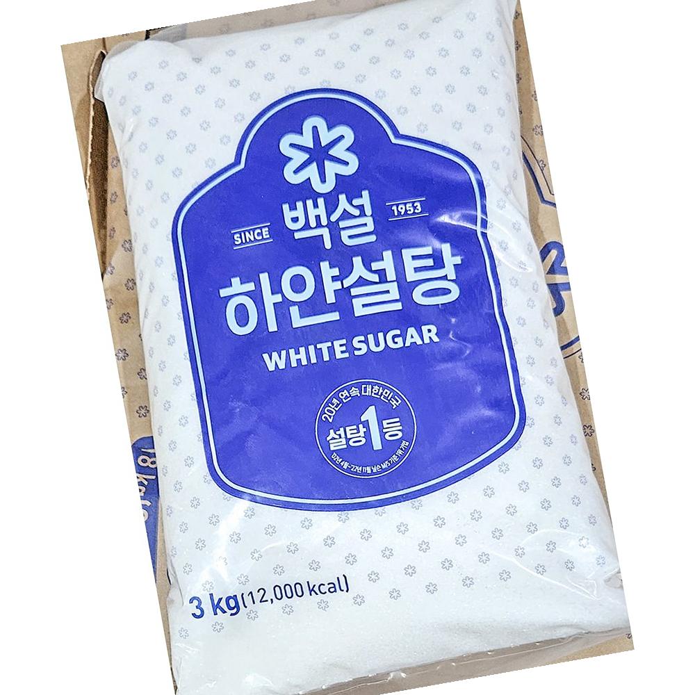 백설탕 백설 3K X6 업소용 : 알파식품
