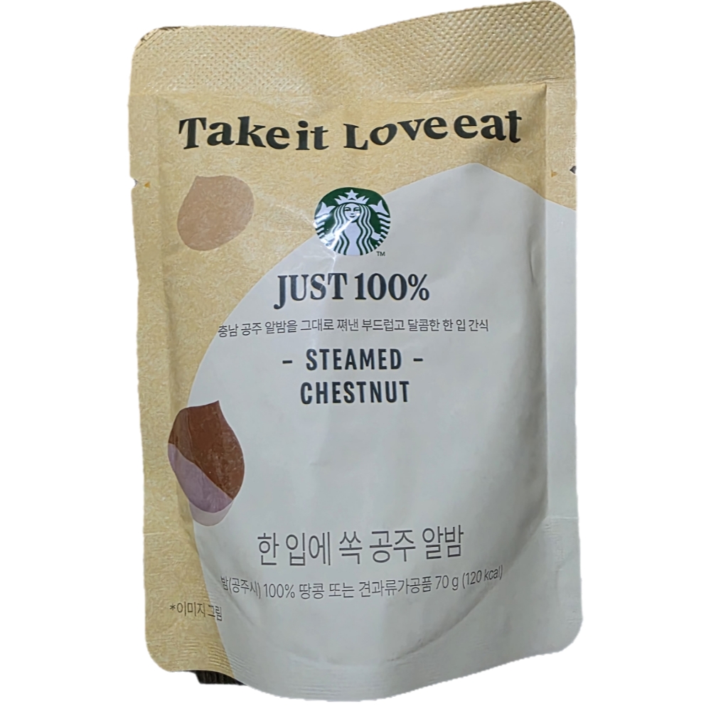 스타벅스 한입에 쏙 공주 알밤 아이간식 어린이 과자 스벅 : 버터버니