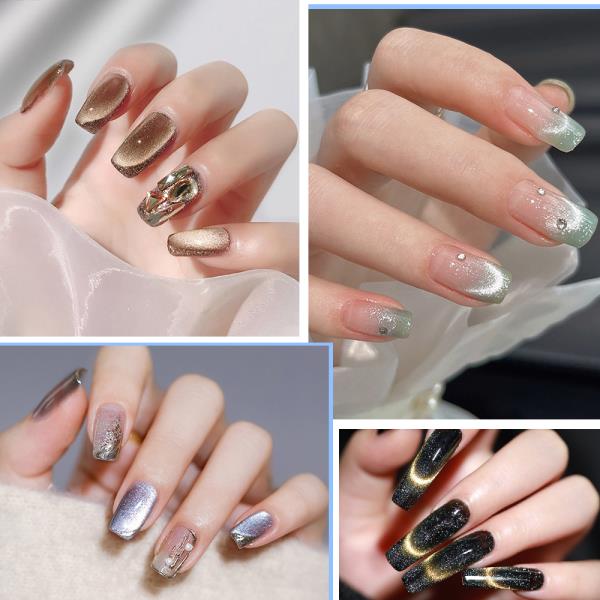 1Pcs  3 IN 1 다기능 고양이 눈 자석 스틱 네일 아트 디자인 강한  원통형 DIY 자기 매니큐어  및 : 파세오샵