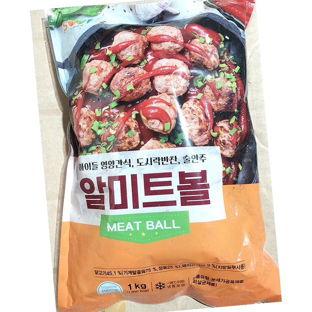 알미트볼 성원냉동 알 1K X10 업소용 : 알파식품