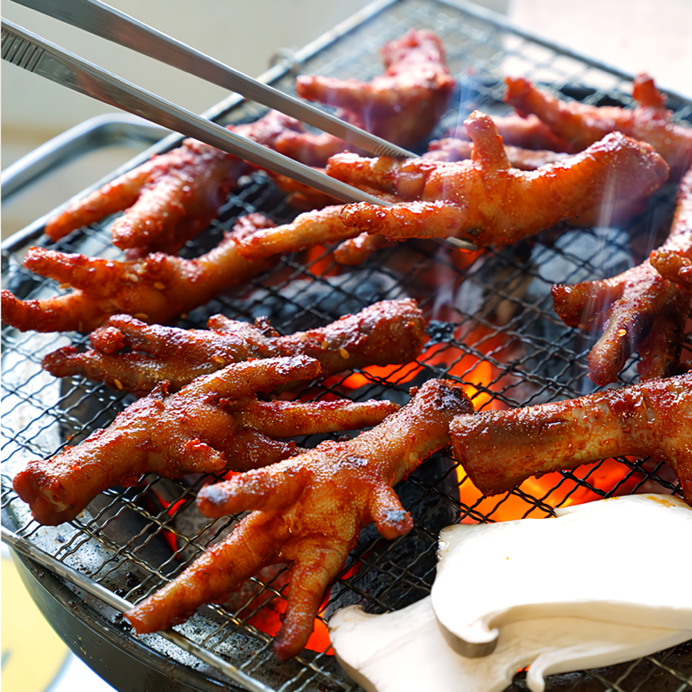화산 불 닭발 500g 외 6종 닭봉 닭목살 찜닭 돼지갈비 야식 안주 : 네자매 농장