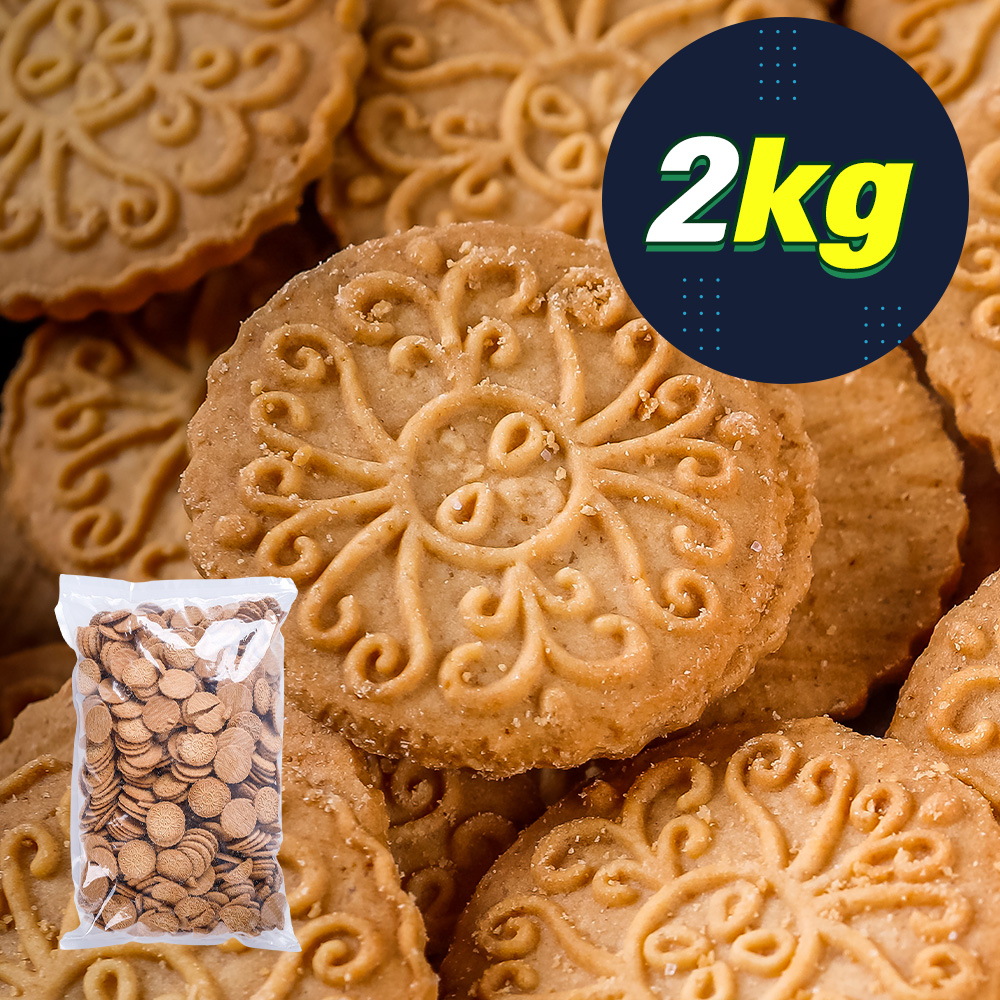우성식품 한입 땅콩쿠키 대용량 간식 벌크 과자 땅콩향, 2kg, 1개 : 존맛천국