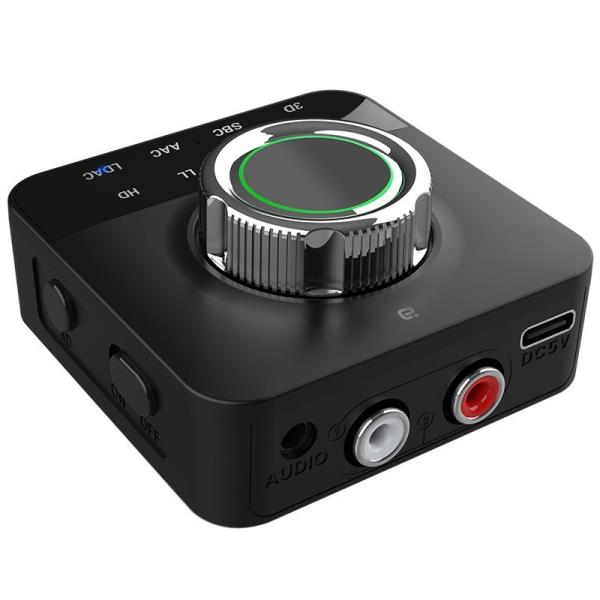 LDAC Bluetooth Receiver AAC aptX HD RCA 3.5mm Aux 3D Stereo Music Wireless Adapter for TV Speaker Ta : 본감잔플렉스