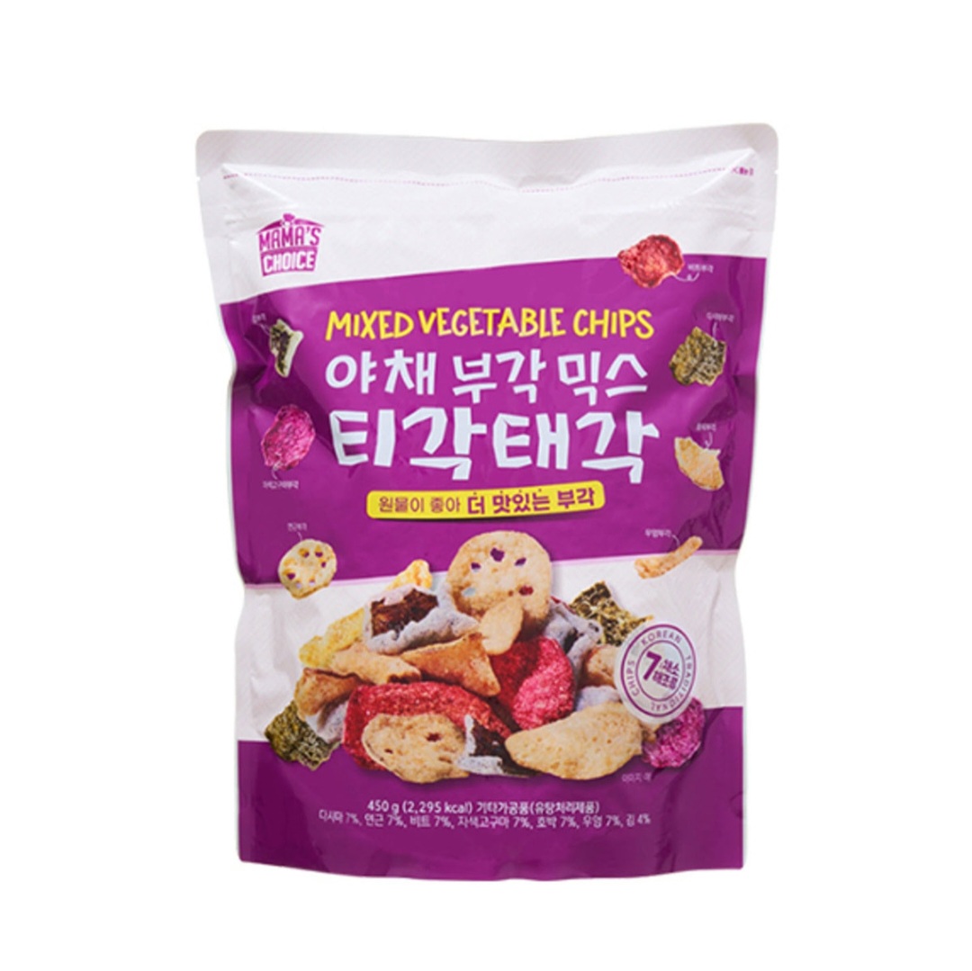 마마스초이스 야채부각 믹스 티각태각 450g, 코스트코 마른안주 야채반찬 건강간식 : 코코알지