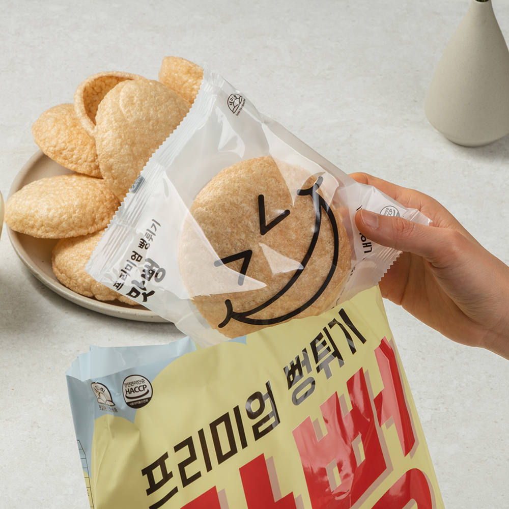 대용량 -해미원- 프리미엄 뻥튀기 맛뻥 1box(낱개 120개) 어른 아이 과자 무설탕 : 해미원