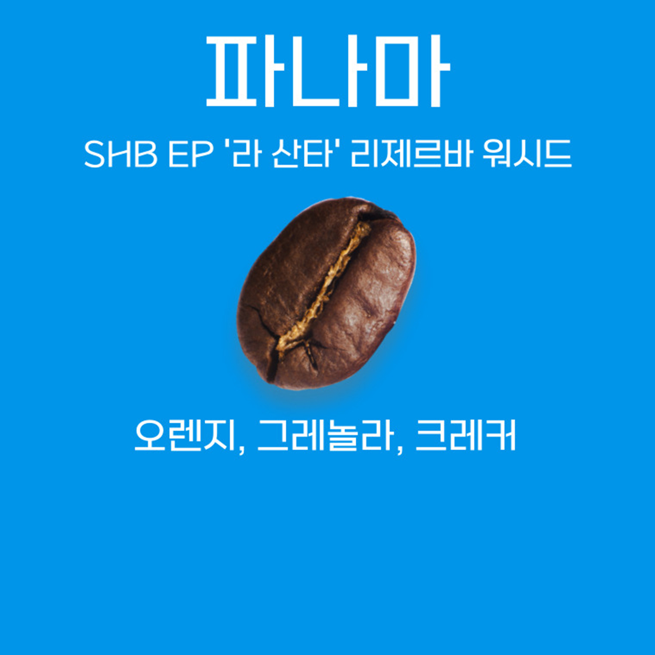 파나마 원두 라산타 리제르바 워시드 프리미엄커피 중배전 미디엄로스팅 : 블랙밸런스커피