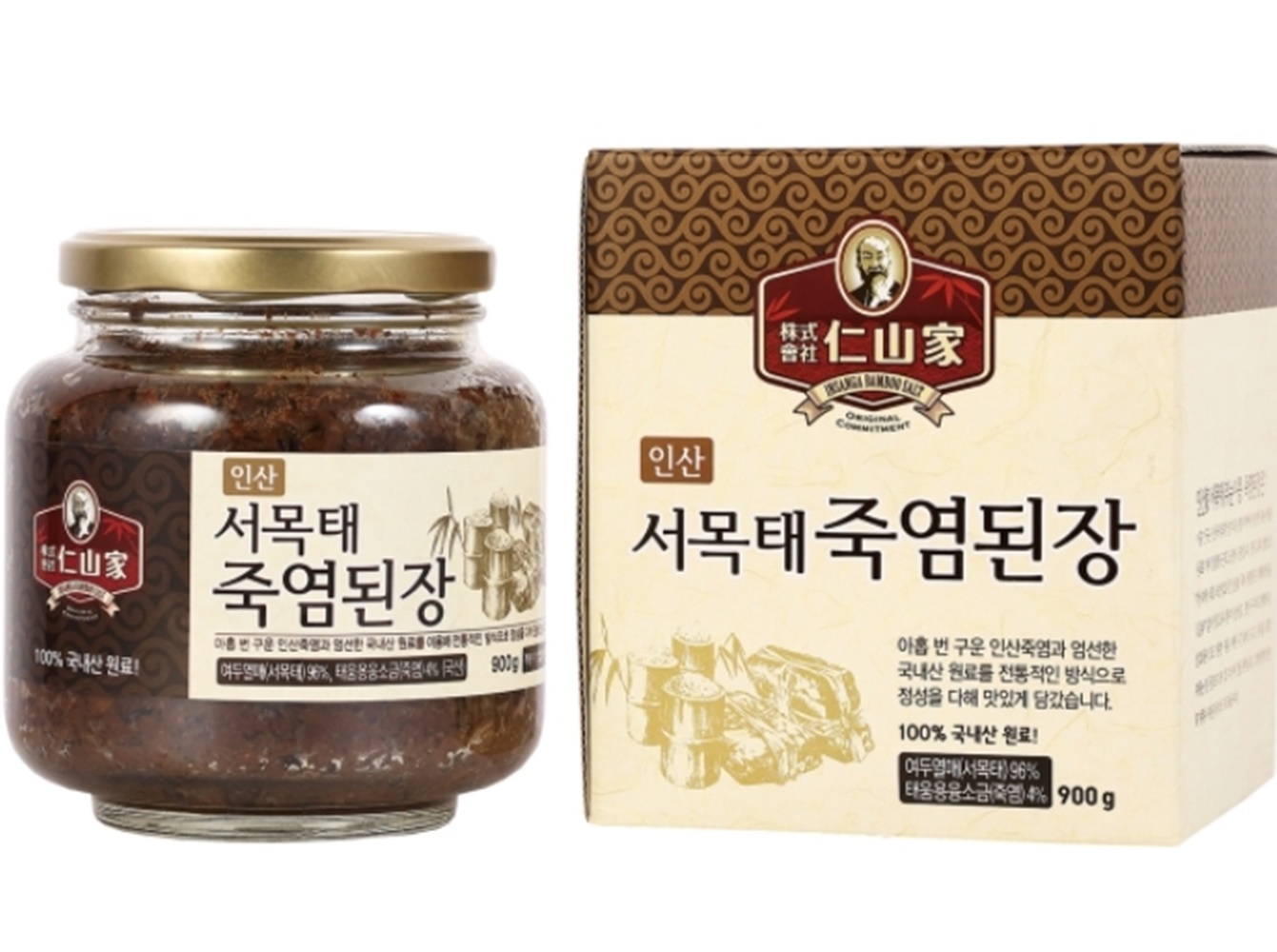 서목태 죽염 된장 인산가 900g : 인산가 죽염 마포 합정점