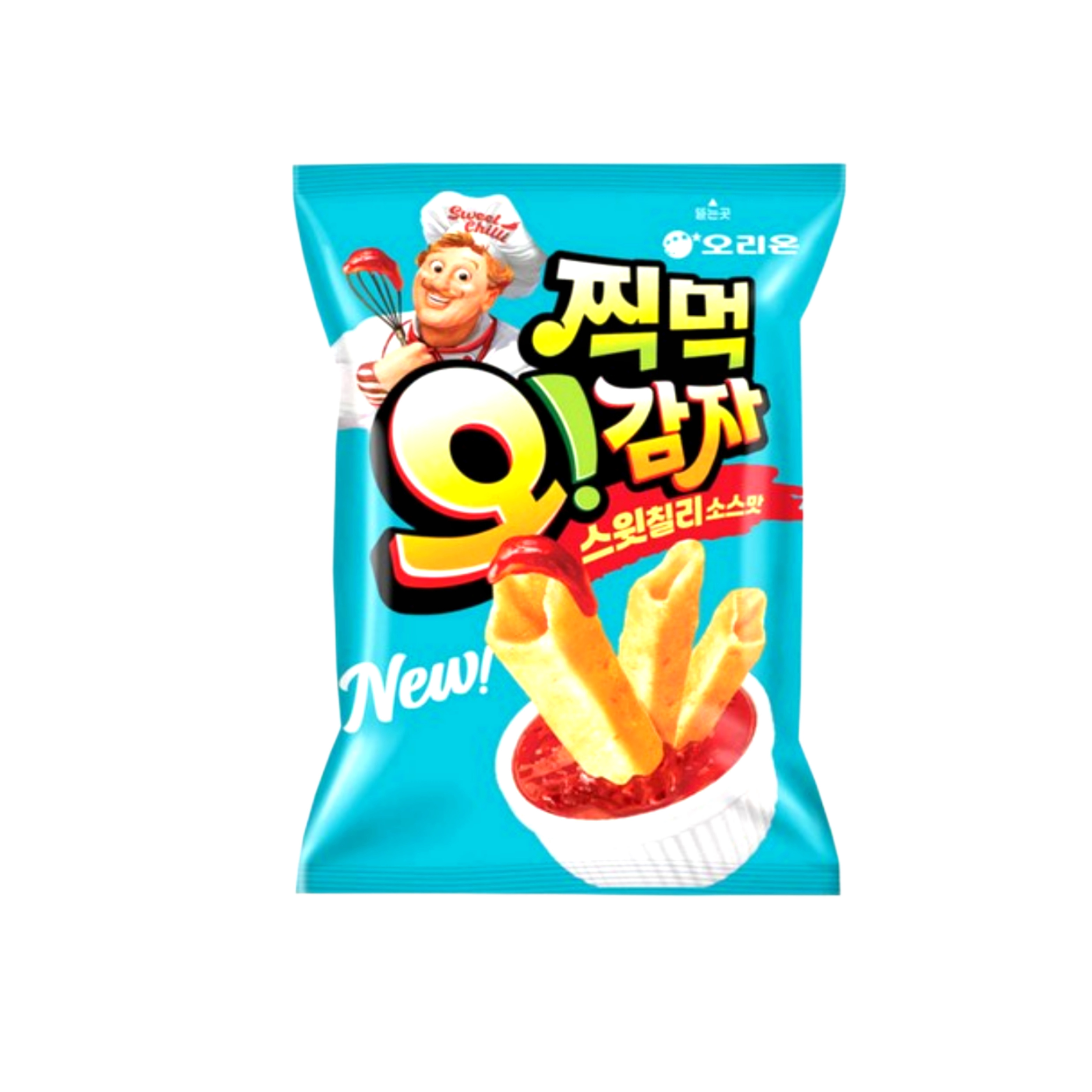 오리온 오감자 찍먹 스윗칠리 136g 단체간식 사무실 회사 탕비실과자 : 데일리바이비