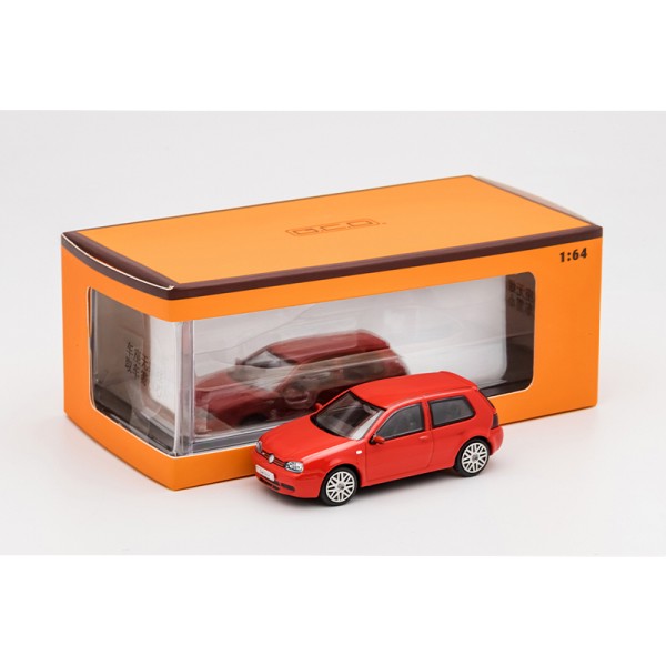 GCD 1/64 골프 GTi MK4 빈티지 모델 자동차 차량 다이 캐스트 컬렉션 장난감 스테이션 디스플레이 박스 선물 를위한 : 월드셀러샵