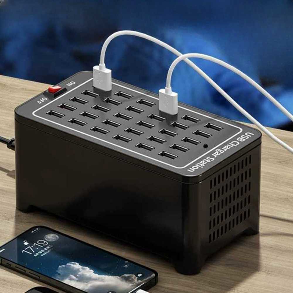 USB 대용량 충전기 카페 충전허브 다중 고속충전 오피스 업소용허브 usb포트 30포트 발순풍! 스타일별로 전원 스위치와 방열 기능이 따로... 
