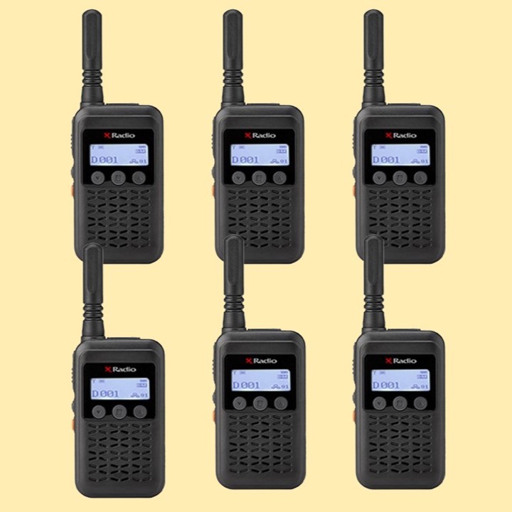 연화엠텍 XF-10 XF10 생활무전기 6대세트 : 파워무전기
