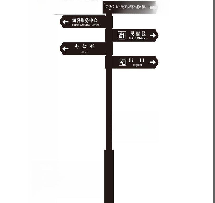 야외 이정표 방향 관광지 화살표 팻말 레드 간판 길안내 기둥 등산 공원 포토존 갈림길 2.5 m 3 블레이드 : 비투비직구