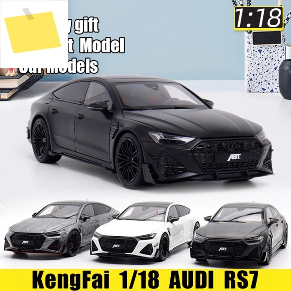 KengFai 1:18 AUDI RS7 휴일 선물 컬렉션을 위한 금속 소재의 신품 다이캐스트 자동차 모델 : 나인드림시스터즈