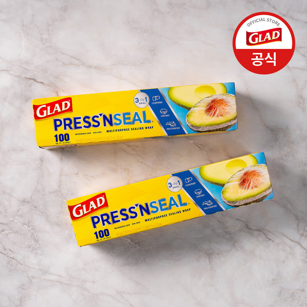 [N단독구성] 글래드 매직랩 대용량 샌드위치 랩핑 주방 업소용 랩 밀폐 용기 3100X30cm, 2개 : 글래드코리아공식몰