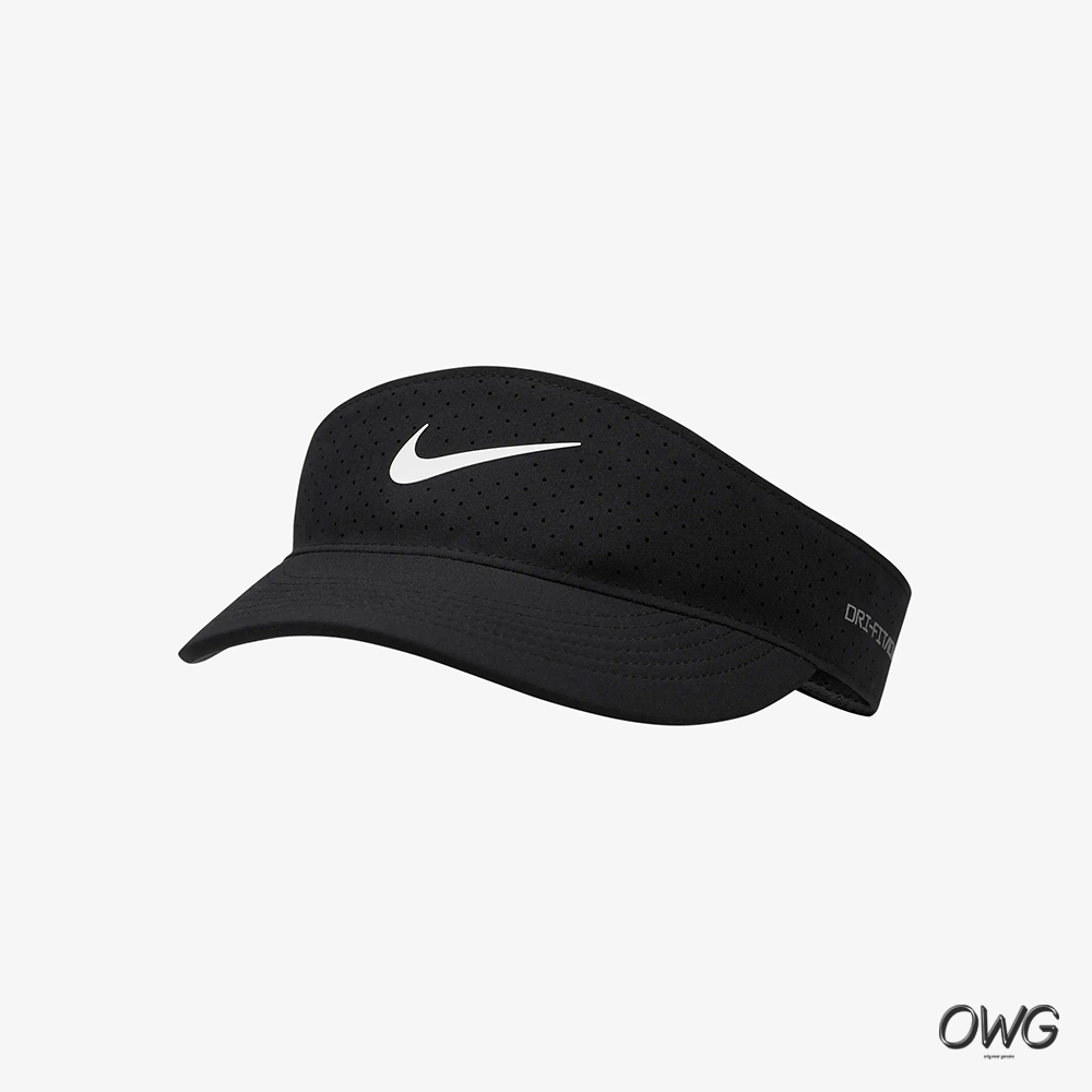 나이키 드라이핏 스우시 바이저 나이키썬캡 바이저 에이스 에어로빌 나이키골프모자 블랙 : OWG