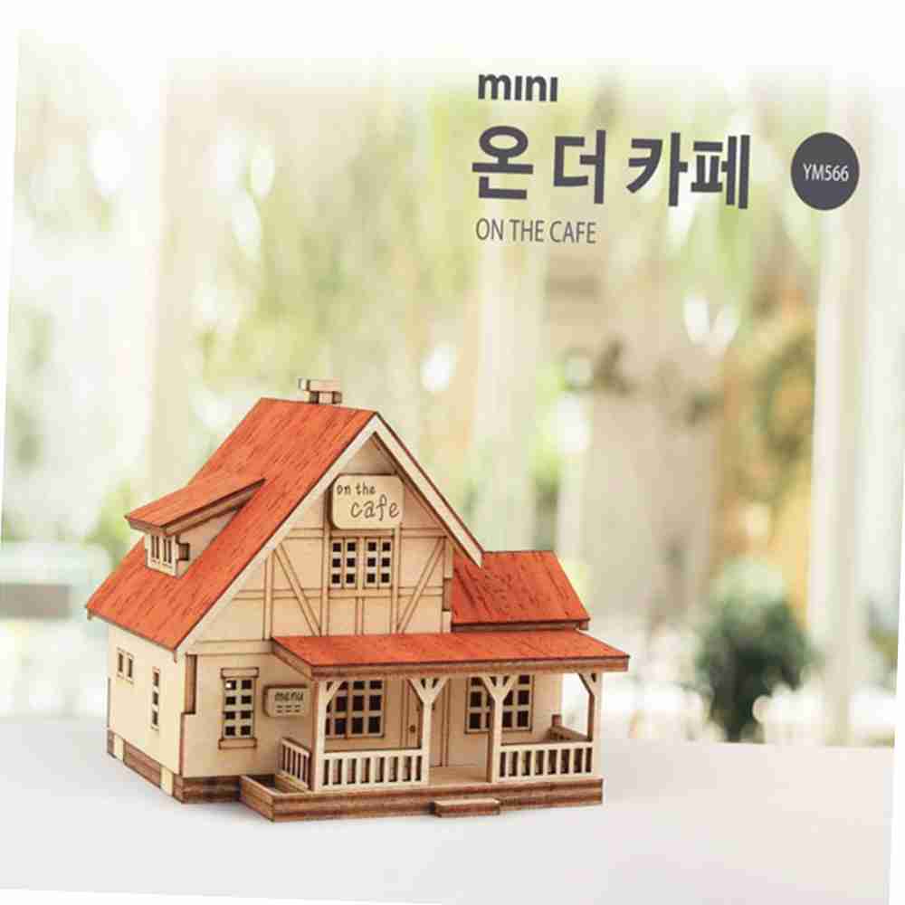 교육용 만들기 모형 미니 시리즈 미니 온 더 카페 나무조립키트 나무diy : 메타티크