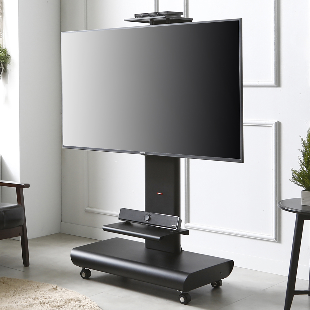 인페쏘 HTR-1200 1600 이동형거치대 TV거치대 삼성 LG 80인치까지적용 티비다이 : 한일장식장