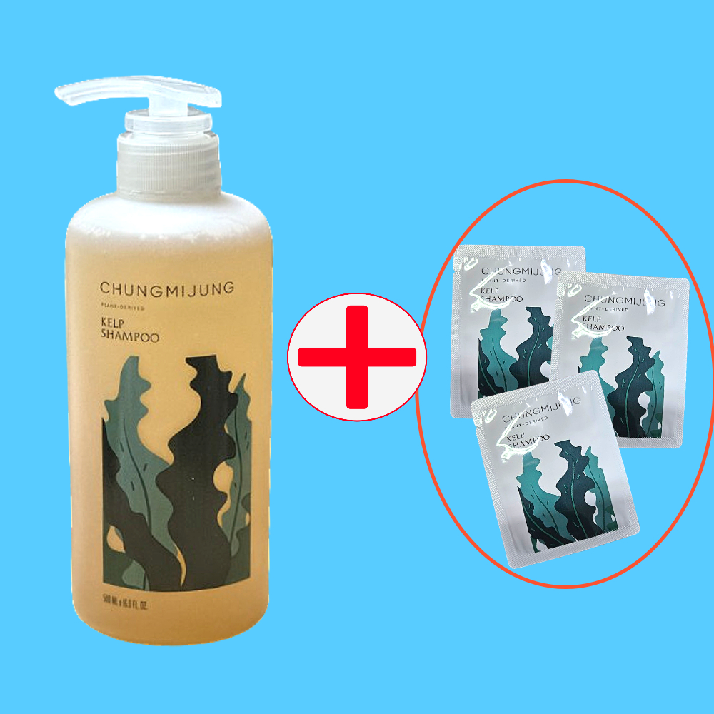 청미정 다시마 천연 샴푸 500ml+21ml : 블랙 올리브
