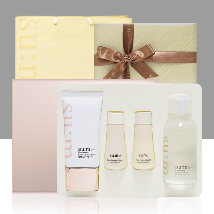 숨 37 선어웨이 톤업 선 블럭 기획 세트 (50ml+3종 내장) 선크림 : 케이뷰티즈