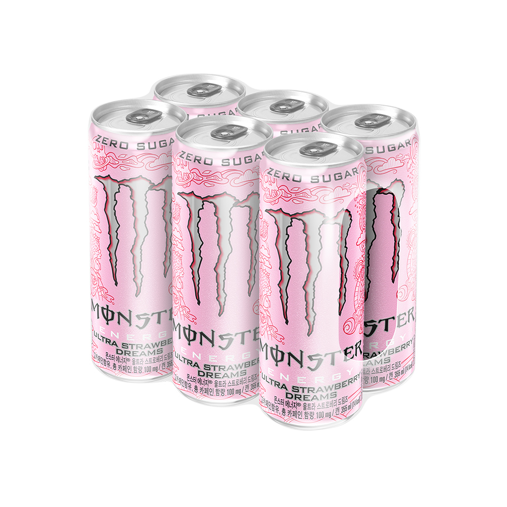 (직영) 몬스터 에너지 울트라 6개+스트로베리 6개 CAN 355ml : 몬스터에너지 직영몰