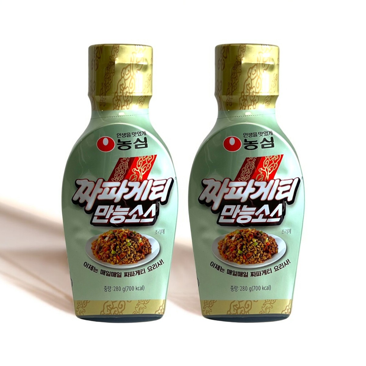 농심 짜파게티 만능소스 280g X 2개 짜장소스 볶음밥 짜장떡볶이 짜파구리 각종 볶음요리 : 코코세일모아