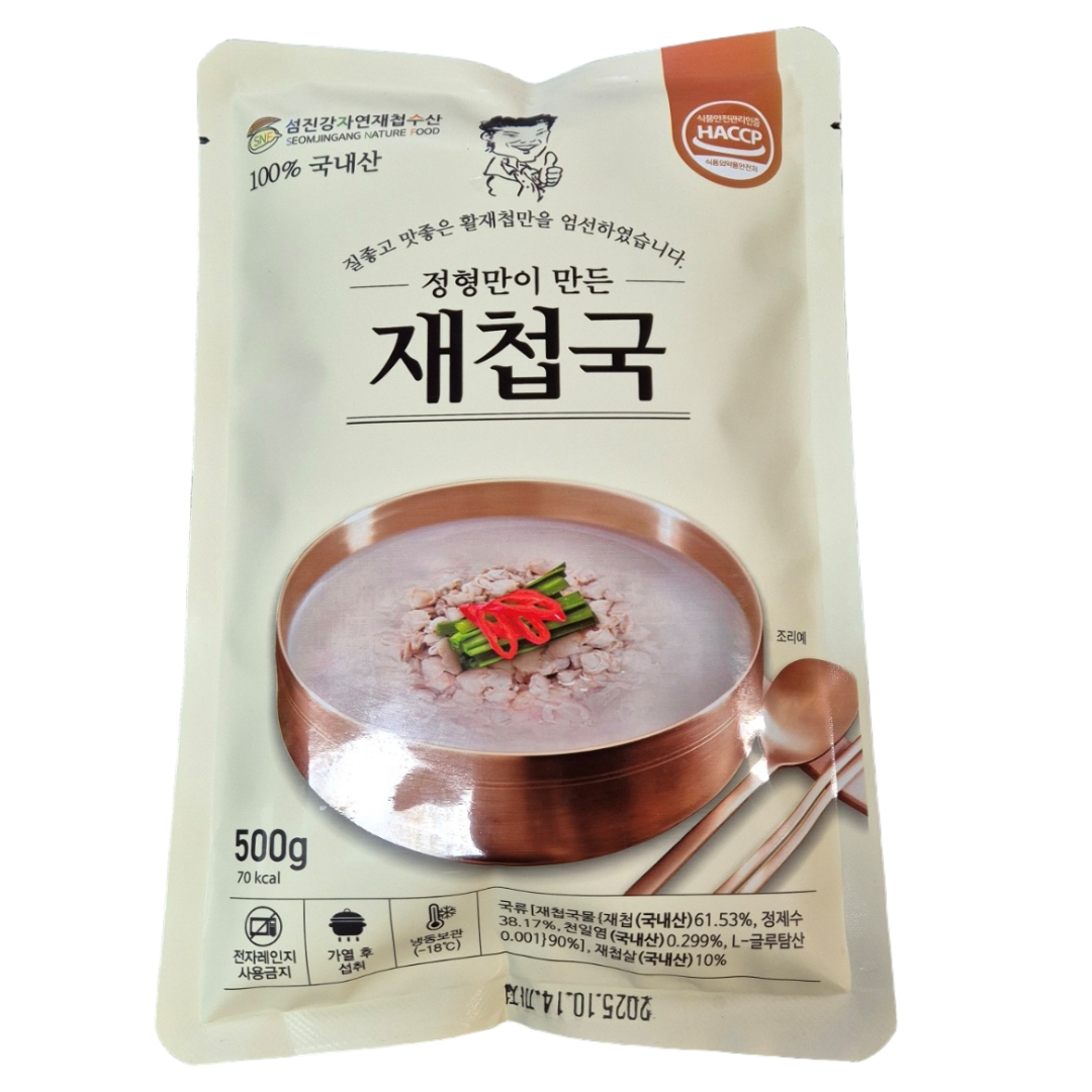 [섬진강자연재첩수산] 섬진강 재첩국, 500g, 6개 : 서울동행상회