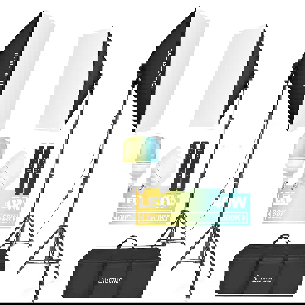 리모스튜디오(LED 슈퍼 브라이트) 1600W 출력 AGG3431 7600 박스 색온도 가능 라이트 인치 디퓨저 X 루멘 조절 소프트 조명 연속 3000K... 