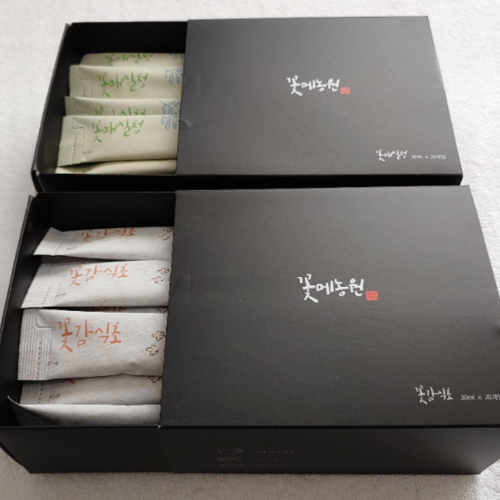 오미자 청초 세트(오미자500ml,매실청500ml,매실청스틱20개,감식초스틱20개) : 올림 OLLIM