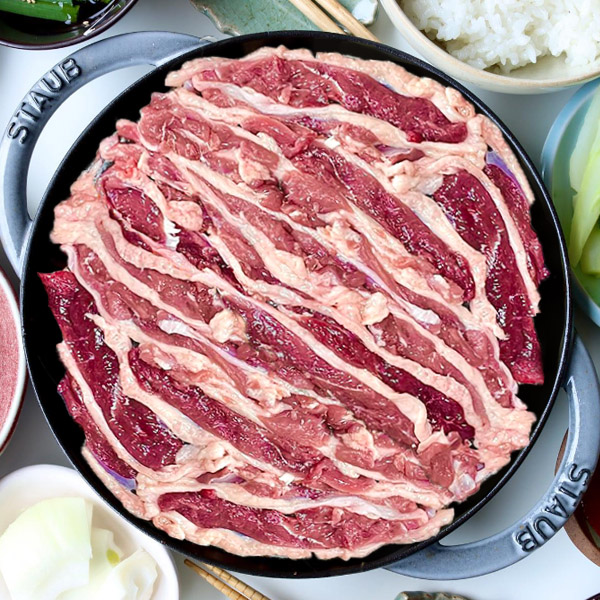 [냉장] 오구푸드 오리고기 생오리 슬라이스 로스 무항생제 인증 1kg : 오구푸드