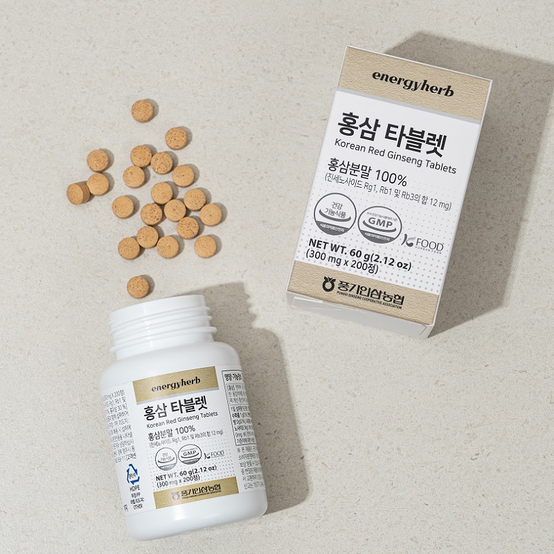 [풍기인삼농협] 에너지허브 홍삼 타블렛 60g : 풍기인삼농협 황풍정 직영몰