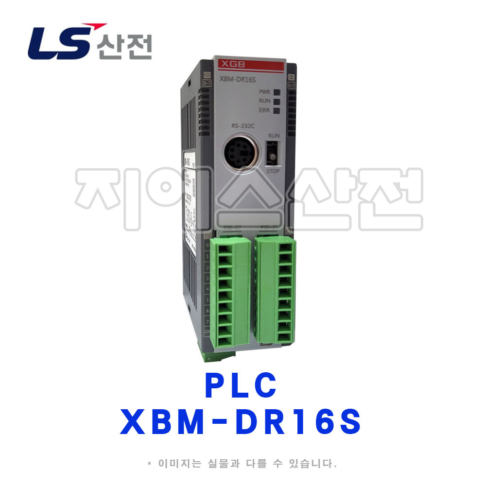 LS산전 XBM-DR16S PLC XGB 전원DC24V 입력8 출력8 Relay출력 : 지에스산전