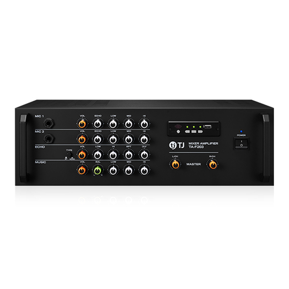 TJ미디어 TA-F203 태진 노래방앰프 블루투스앰프 2채널 앰프 280W : 드림음향