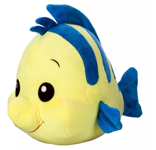 디즈니 인어공주 플라운더 플러시 인형 약20센치 Flounder Plush – The Little Mermaid – Small 8 : 오렌지 마을 USA