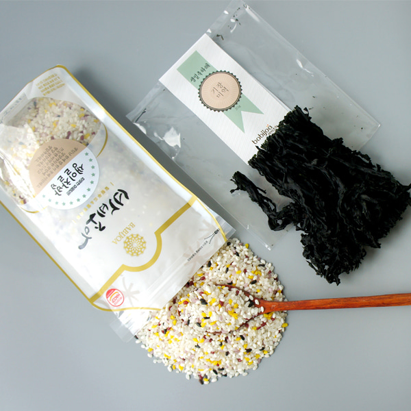 생일찰밥 500g + 기장미역 20g 생일선물세트 답례품 : 곡물공방