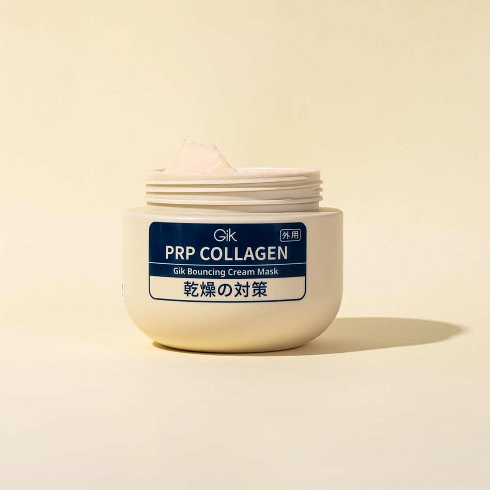GIK PRP 바르는 콜라겐 바운싱 크림 슬리핑 집중 수분 보습 수면 마스크 팩 100ml : 퓨어퓨전