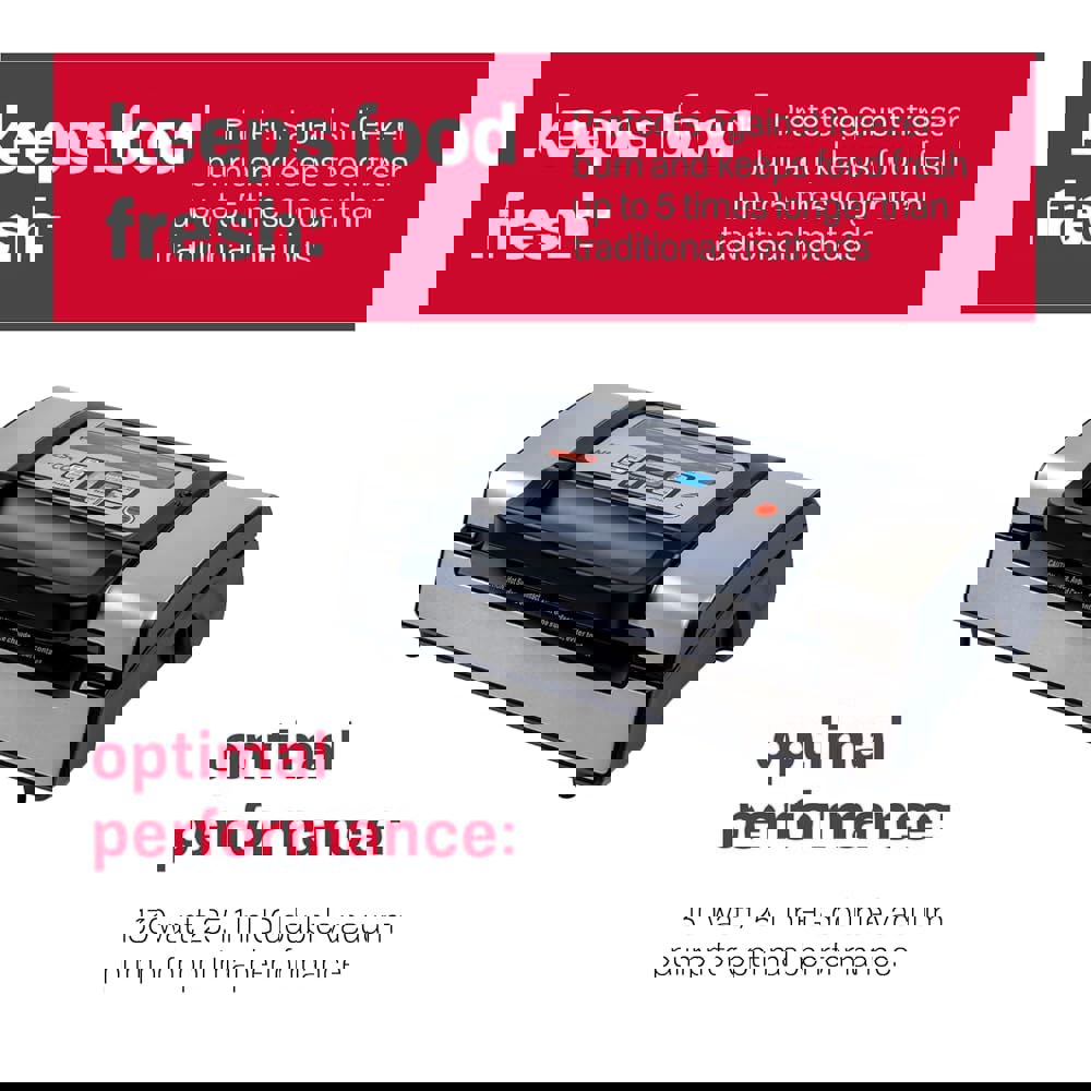 네스코 디럭스 푸드 VS-12 진공 키트 리드 실버 130와트 컴팩트 뷰잉 및 씰러 : 윈백