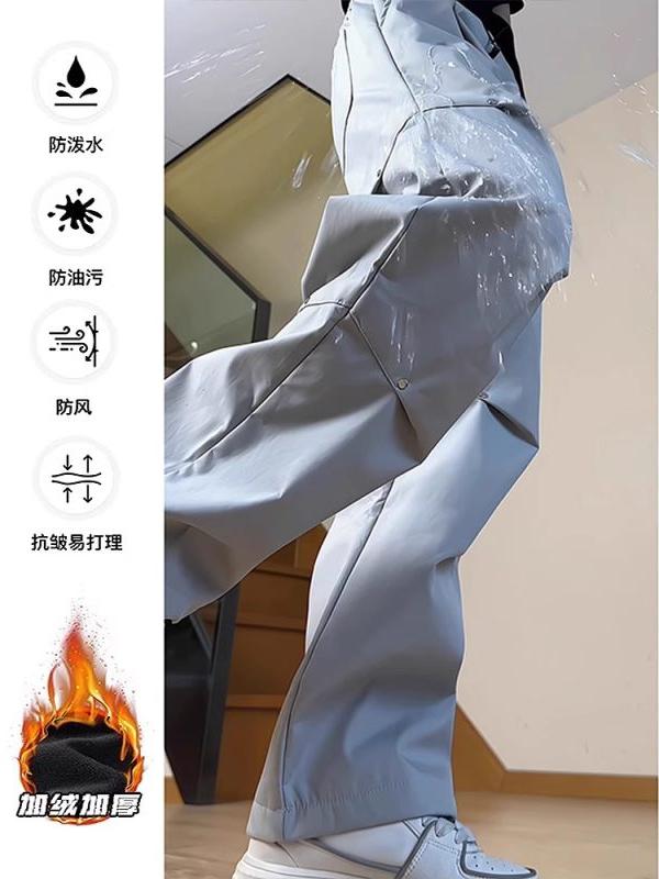 방풍 방수 낚시 바지 기능 강풍 팬츠 낙하산 하이킹 충전 야외 탑 미국 남성 : mkJJ
