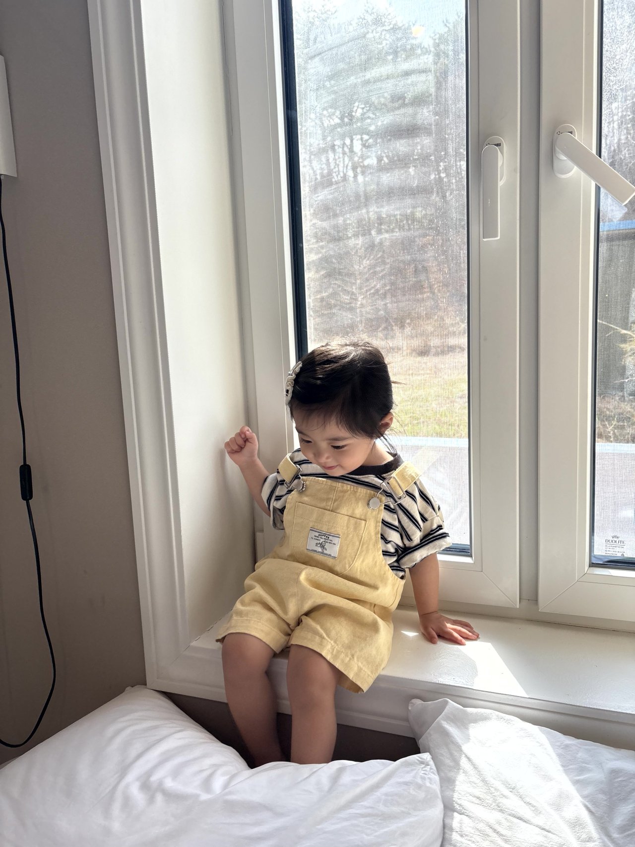 페퍼 25여름 아기 조거팬츠 몸빼 반바지 고쟁이 유아 바지 돌 두돌 아기멜빵 : 오다람