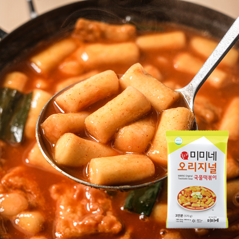 미미네 오리지널 국물떡볶이 X 기본맛, 570g, 1개 : 홍대 미미네 직영몰