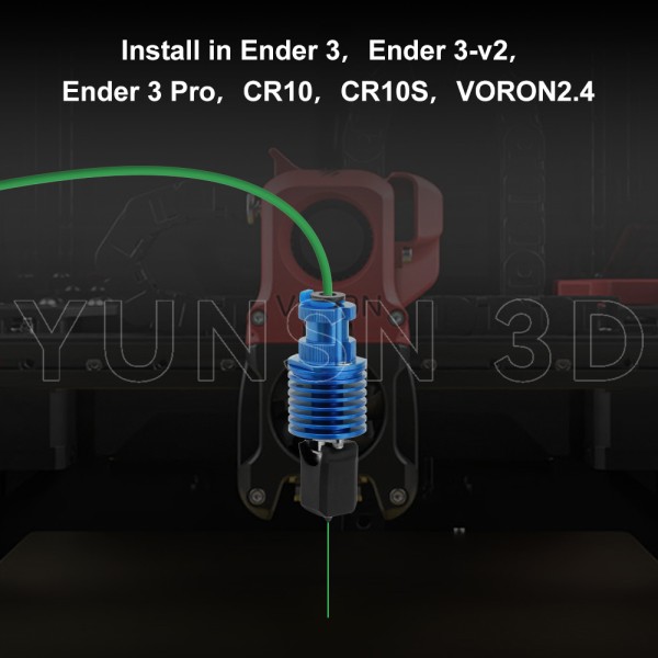 YUNSN 3D 프린터 액세서리 V6 핫엔드 키트 엔더 VORON 기계 업그레이드 : 태화 상사