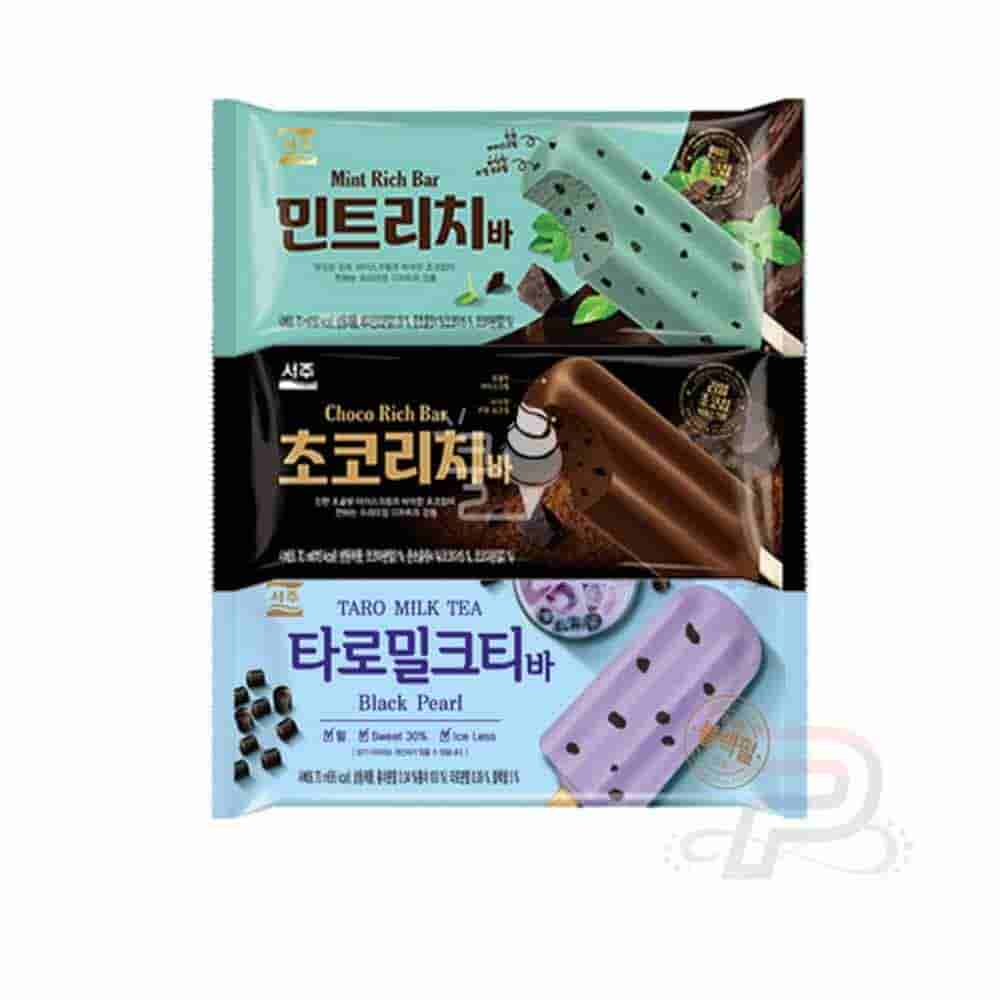 공공 민트리치 초코리치 타로밀크티바 30개세트 아이스바 : 공공마트