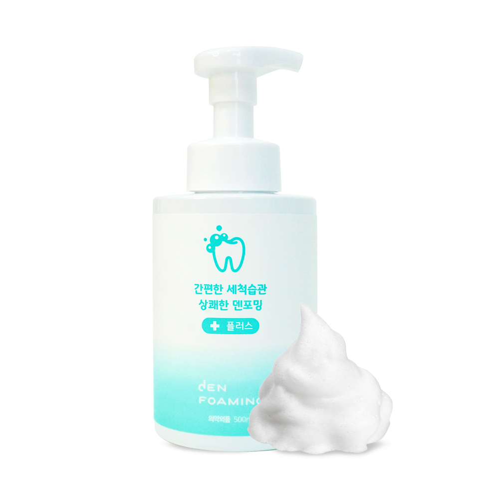덴포밍플러스 바오메디텍 거품형 세정 세척 거품치약 500ml : 덴포밍