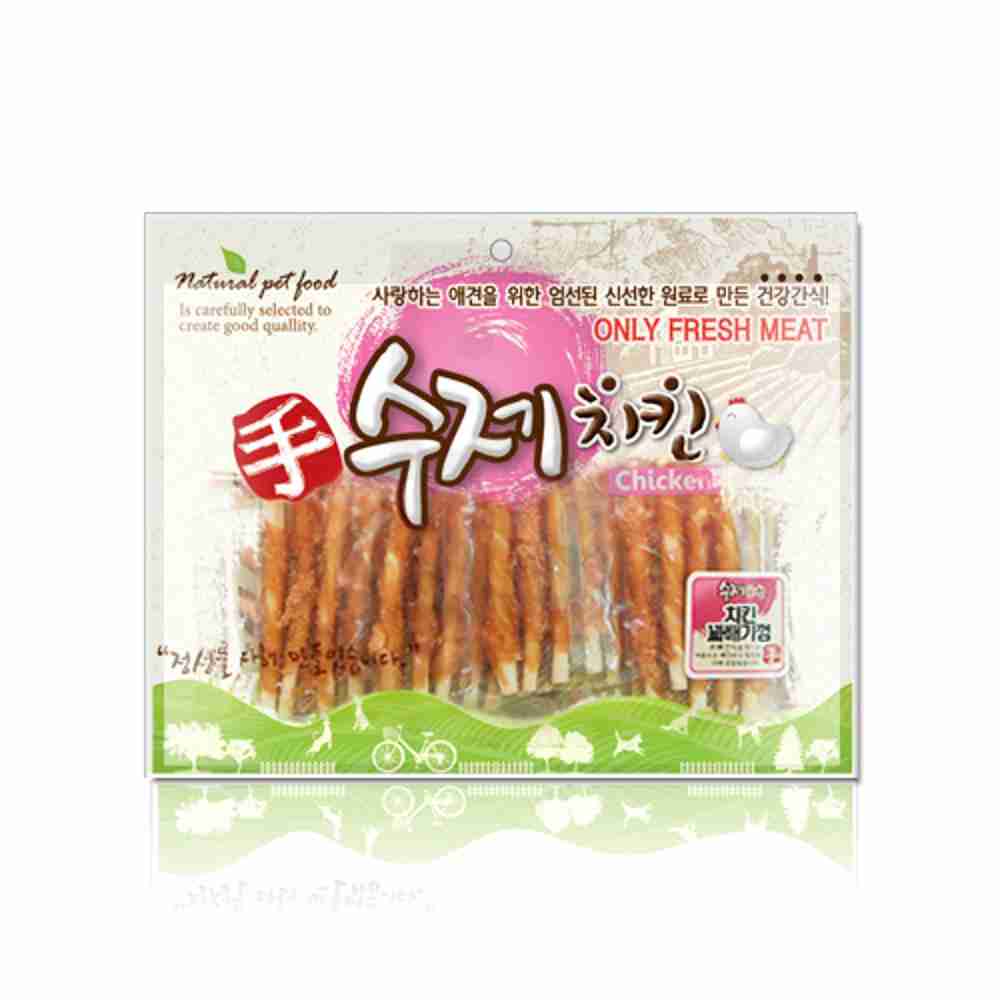 수제치킨 300 치킨꽈배기껌 애견개껌 : 굿라이프스토리