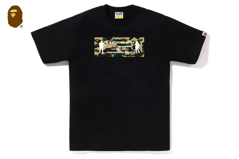 [베이프정품] 반팔티 베이프 퍼스트 카모 아미 네임 티 BAPE 1ST CAMO ARMY NAME TEE : 재팬베이프스토어